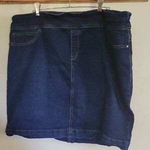 Denim Skirt - Blue
